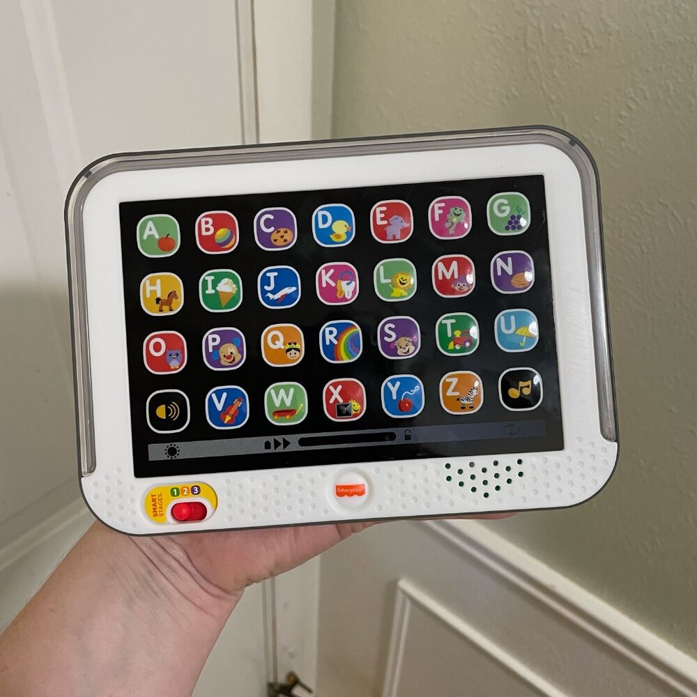 Fisher Price Smart Stages Tablet- Grey MUST BE BUNDLED, MARKED DOWN